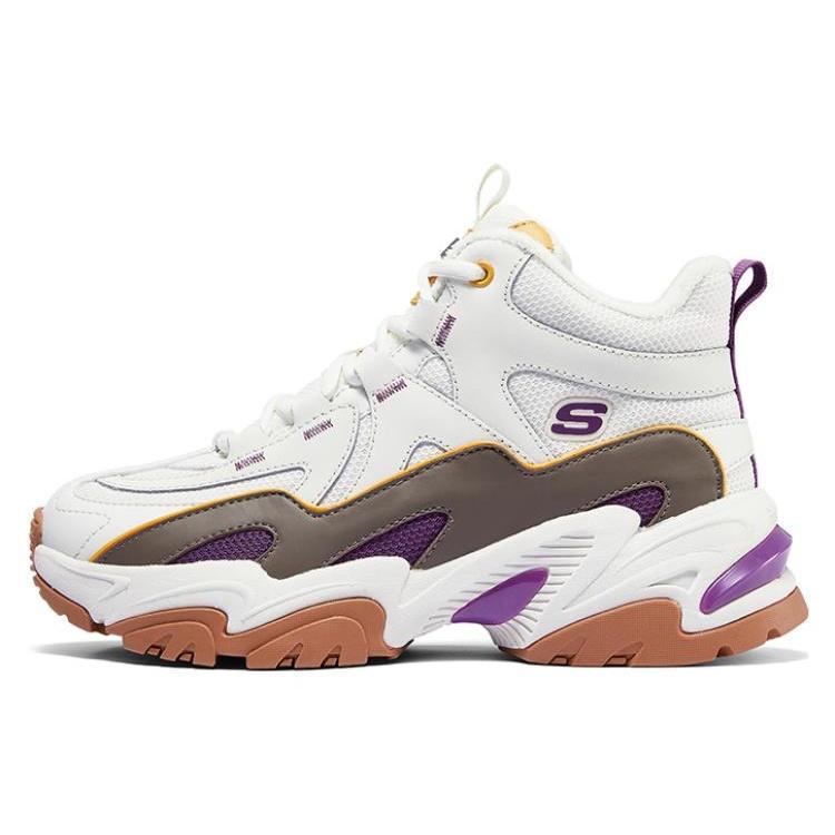 (WMNS) Skechers Stamina Shoes White Purple Women s 168021-WMLT EU 35