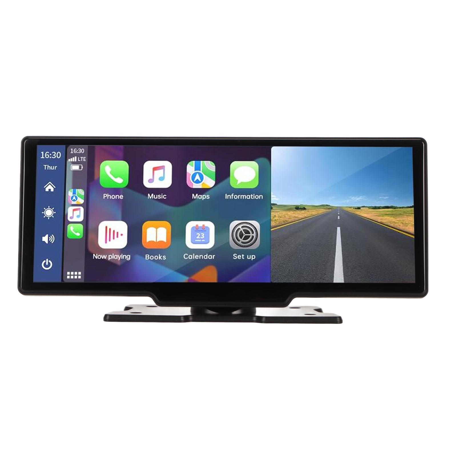 

9,3-дюймовая автомобильная стереосистема с беспроводным Carplay для Android Auto, портативный сенсорный экран с навигацией для видеорегистратора Without memory card