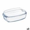 Zapékací mísa Pyrex Classic s víkem 4,5 l 38 x 22 x 11 cm Průhledné sklo (3 Jednotky)