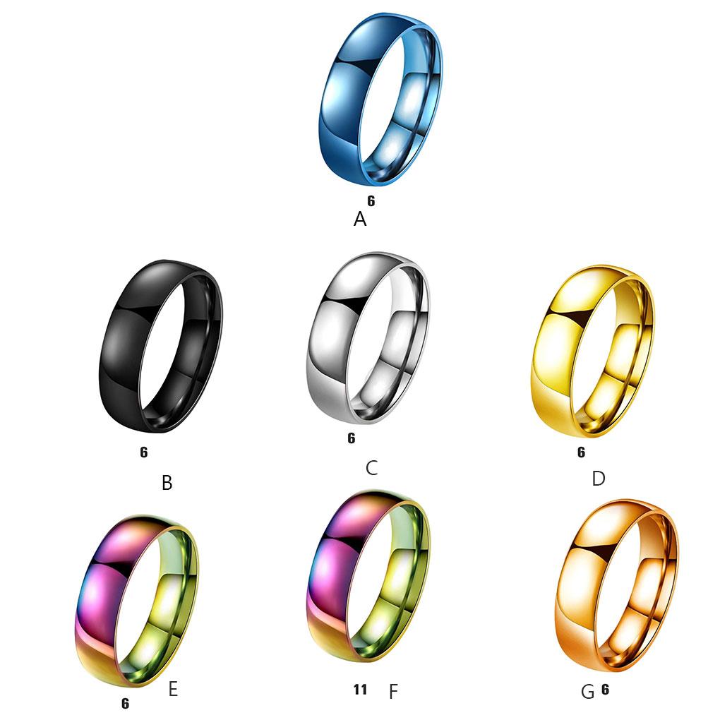 Ring Simple Steel Daily Stylish All-Match Christmas Halloween Exquisite Rings Jewelry Classic Wedding Engagement