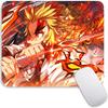 Small Mouse Pad Anime Demon Slayer Gamer Edge Stitched Standard Gaming Mousepad Travel Mouse Mat Non-Slip Office Mousemats