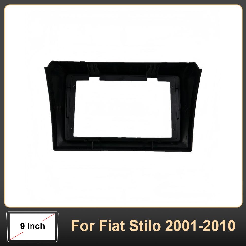 9 Inch Car Frame Fascia Adapter Canbus Box Decoder Android Radio Audio Dash Fitting Panel Kit For Fiat Stilo 2001-2010