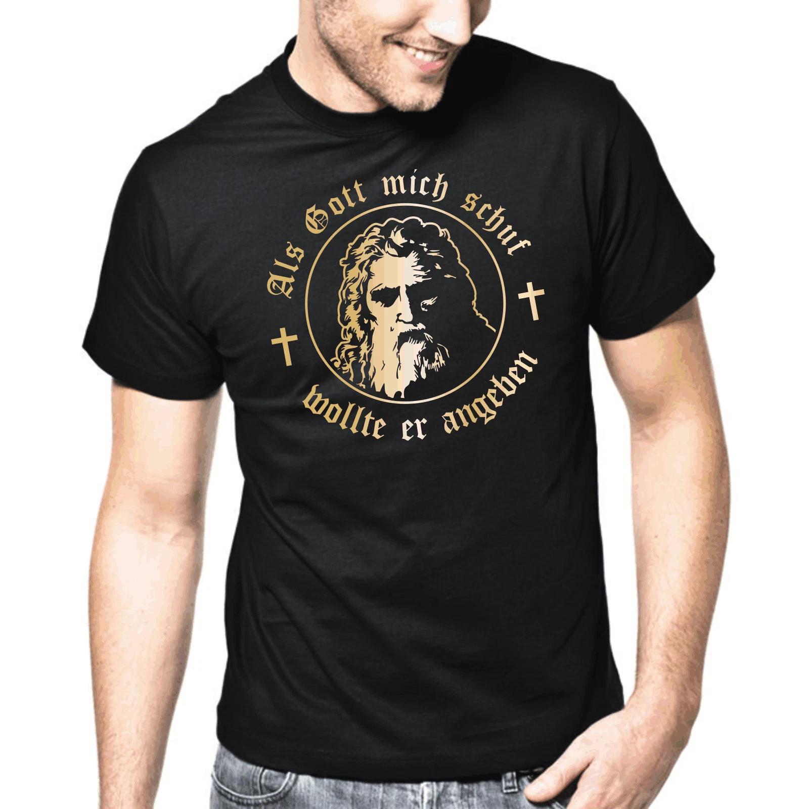 Men s and Women s T-shirts When God Created Me He Wanted To Brag Sayings Gift Funny Fun S