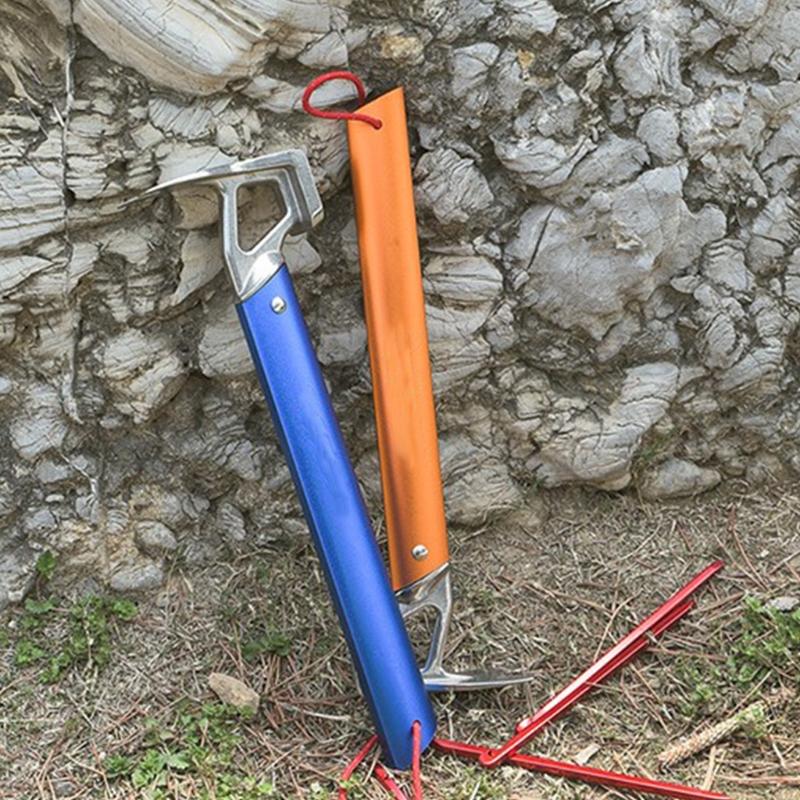 Multifunctional Stainless Steel Stakes Nail Puller with High Quality Aluminum Alloy Handle Protect Yourself In the Wild