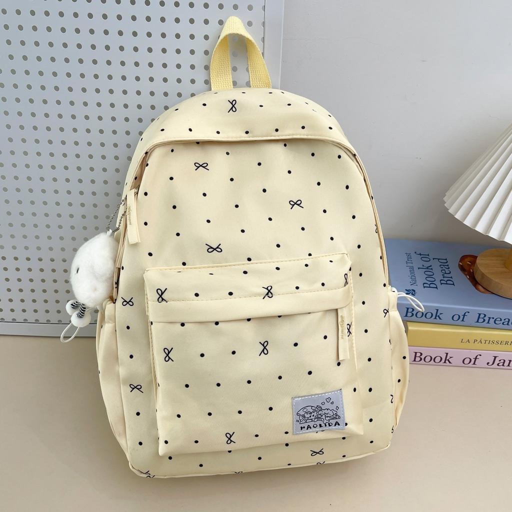 Schoolbag Korean Version Ins Style Backpack Female College Student Simple Versatile Schoolbag Junior High School Student Backpack Outdoor Travel Bag
