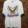 T-Shirt Grafica Aquila Polvere di Diamante Bandiera USA Vintage 1996 Taglia Uomo L