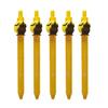 5Pcs Halloween Retractable Gel Pen School Stationery Supplies for Women Student Writing Noting Journaling