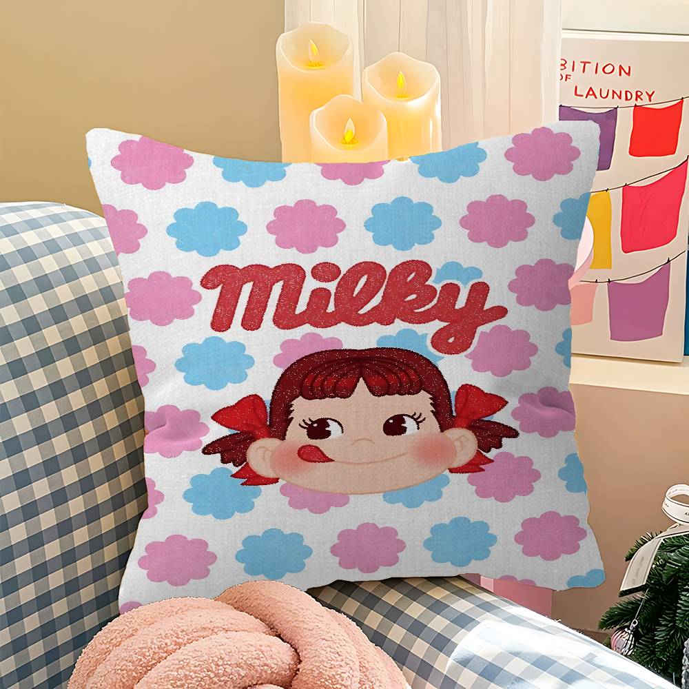 M-mil-ky W-way P-peko-Chan Kuddfodral Kuddöverdrag Dekor Kuddfodral Tryckt Kuddfodral För Soffa