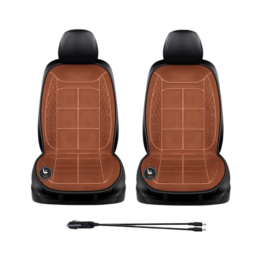 1/2ks Zimní vyhřívaný potah autosedačky Vyhřívání Teplejší autosedák Auto Univerzální chránič autosedačky Sada potahů na autosedačku