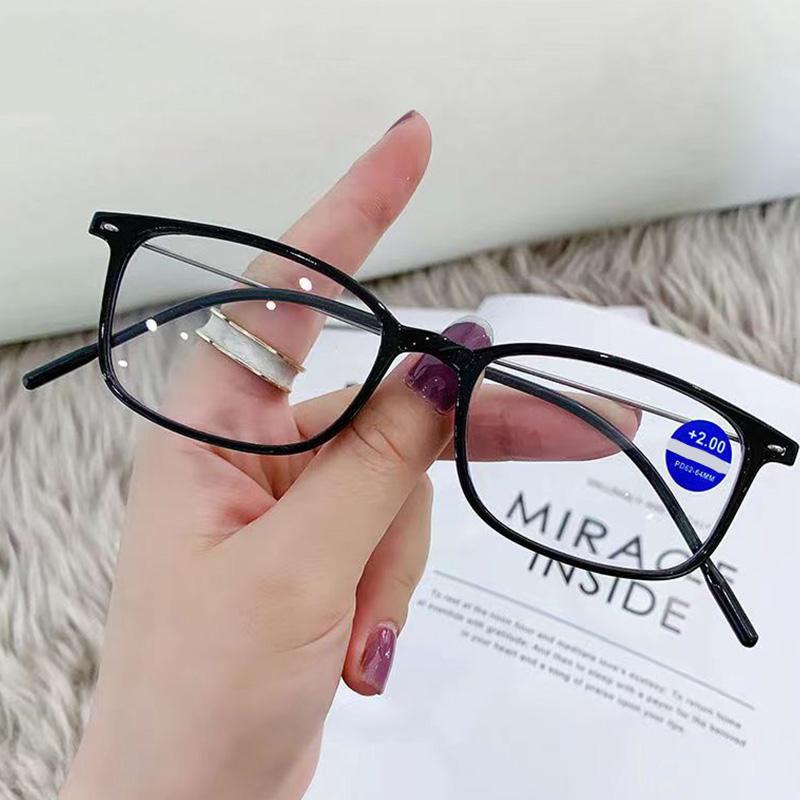 

Latest Running Reading Eyeglasses Full Frames Square Ultralight Premium Definition Blue Lightweight Stylish Reading Eyeglasses 182 1.5