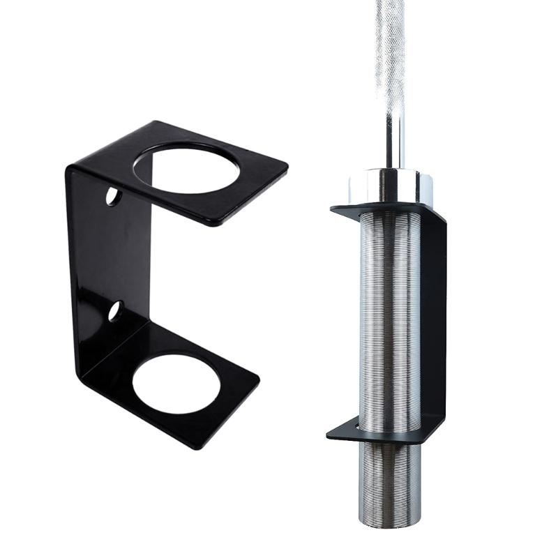 Wall Mounted Barbell Storage Rack Single Vertical Barbell Holder Gym Organizer Hangers Gym Dumbbells Rod Holder