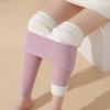 German Long Johns Women Wear Autumn and Winter Piled Thickened Heating and Thermal Pants High-waisted Lamb Wool Bottomed Cotton Wool Pants