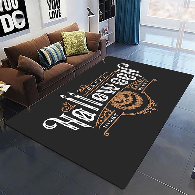 Fashion Cool Barbershop Carpet Living Room Home Decoration Sofa Table Large Area Carpet Lounge Entrance Door Mat Non -Slip Mat