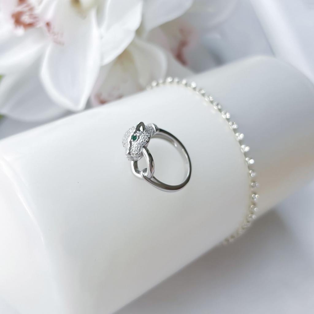 Silver Ring with Cubic Zirconia, Product Weight 4.79 G (60001741)