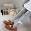 Children's Leggings Spring and Autumn New Style Bow Girls Pantyhose Thin Outer Wear Girls Baby Big PP Baby Socks