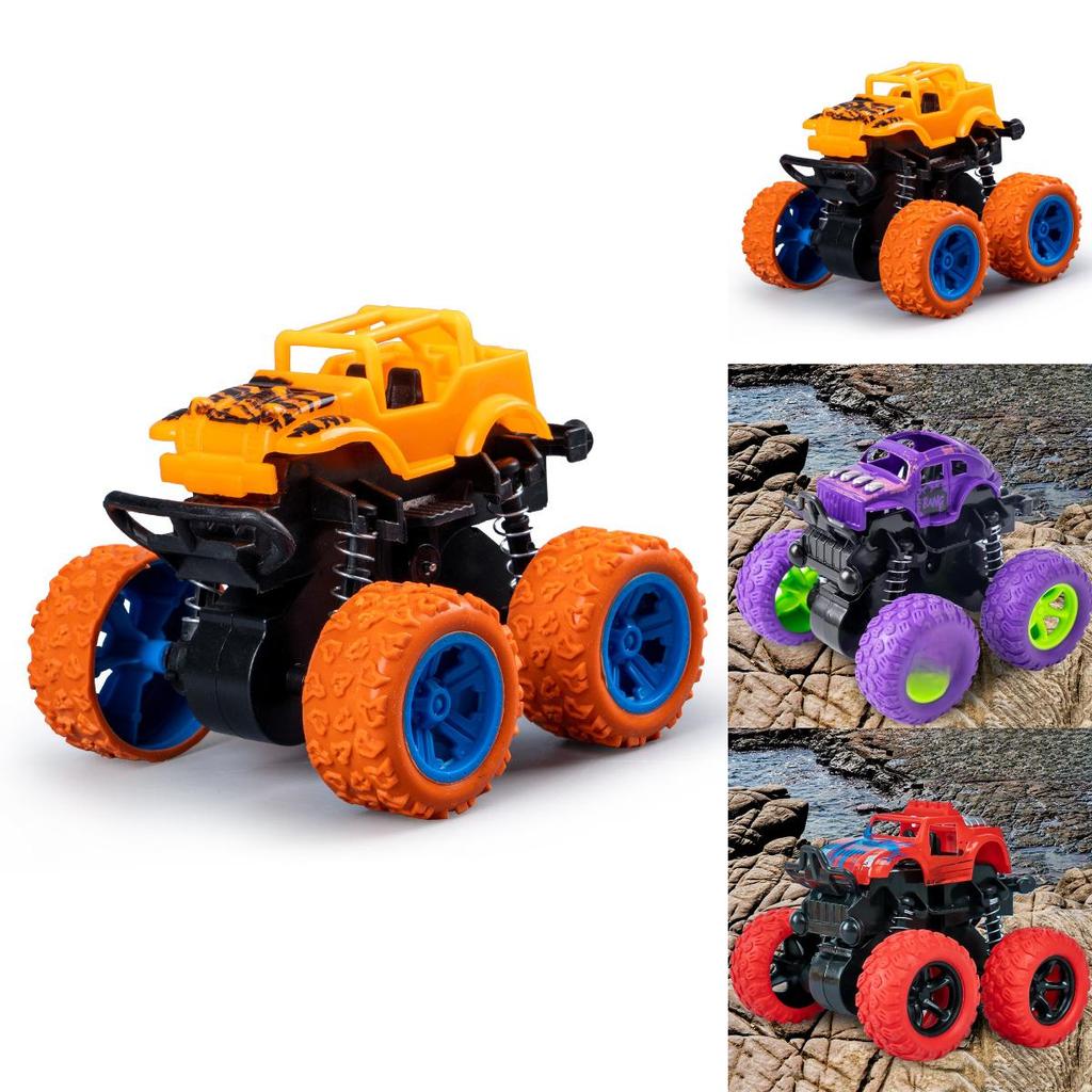 Off Road Inertia Rc Car With Rotating Stunt Features For Kids Indoor Play