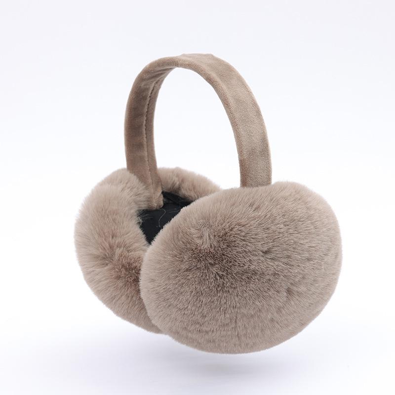 Foldable Faux Fur Winter Earmuffs for Women & Girls - Cute, Warm, Outdoor Ear Warmers