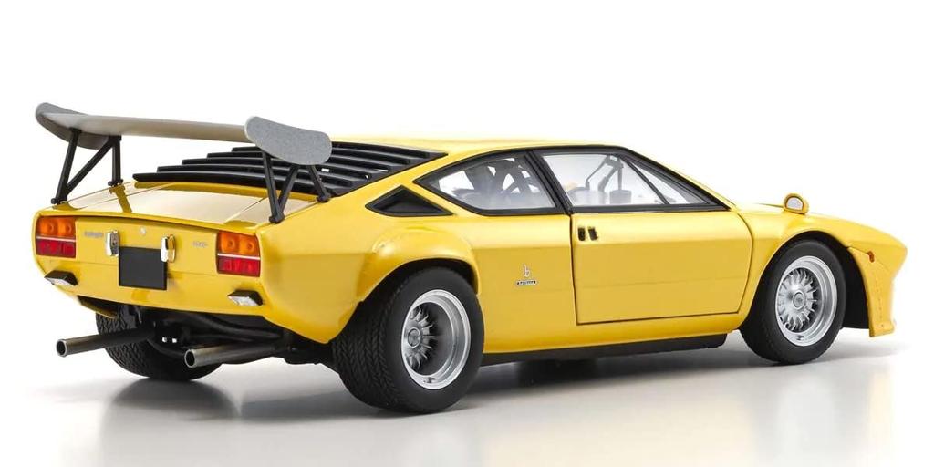 Kyosho Original Lamborghini Urraco Rally Yellow Finished Product 1/18
