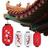 4Pcs Plum Lantern Japanese Style Lantern Decorative Cloth Lantern 25cm Hanging Lantern Waterproof for Home Restaurant Yard