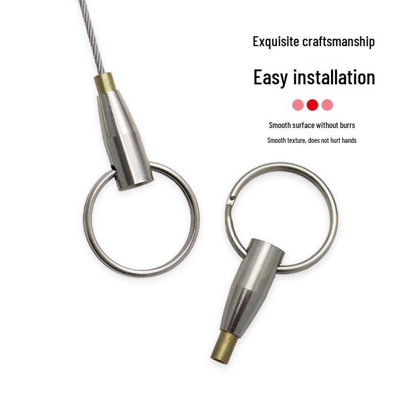 Steel Wire Rope Self-Locking Adjustable Ceiling Picture & Sign Hanger