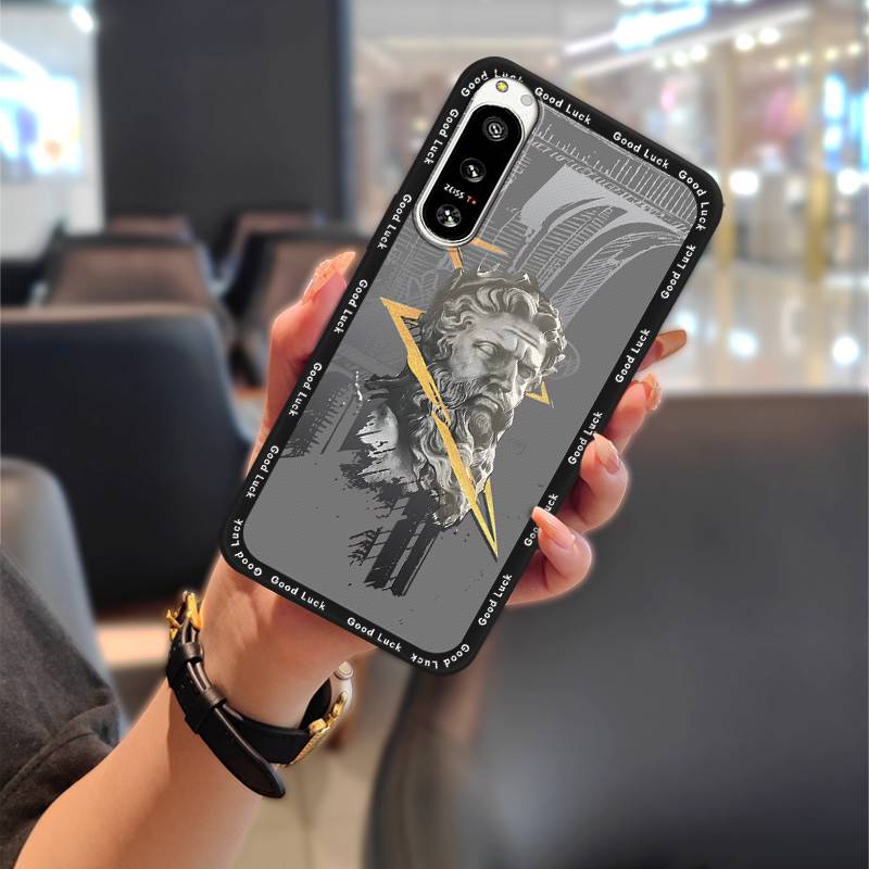 Back Cover Graffiti Phone Case For Sony Xperia5 IV Soft case Durable TPU Anti-knock Phone Pouch Fashion Design Full wrap