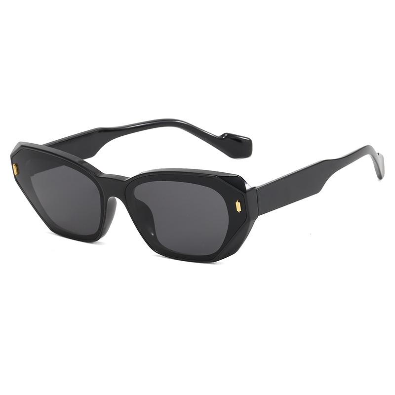Trendy Small Square Studded Sunglasses for Women - Hip Hop, European  American Style