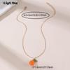 Gold-Plated 3D Fruit Pendant Necklace Suitable For Everyday Wear Birthday/Holiday Gift