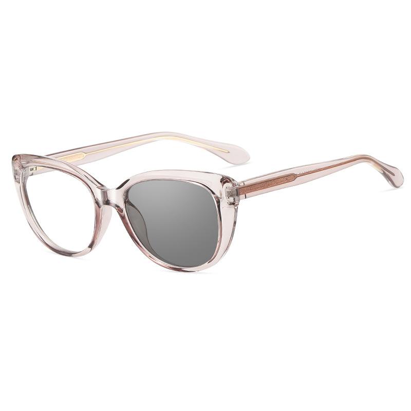 

High Quality Myopia Photochromic Glasses Women Big Brand Luxury Cat Eye Glasses Anti-Blue Light Prescription Near Sighted Glasse 0