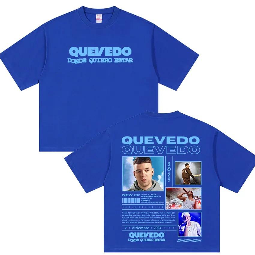 QUEVEDO Geeignet für alle Jahreszeiten Neues Modell Persönlichkeit Kleidung Paare Unisex Oversize T-Shirt hohe Qualität heißes Produkt High-End Luxus