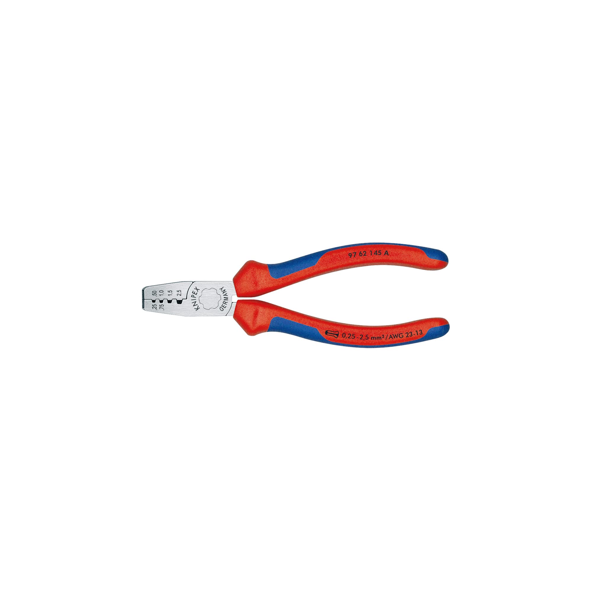 

Клещи обжимные KNIPEX для концевых гильз 9762-145A
