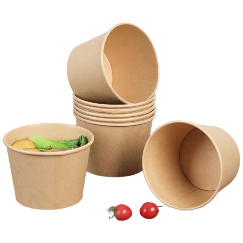 

Fang Cao Di Microwaveable Bamboo Fiber Disposable Paper Bowls