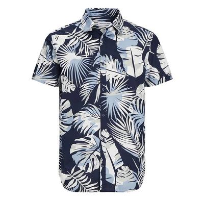 Jack & Jones חולצה פרחונית קצרת שרוולים Oshua