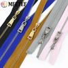 5Pcs Meetee 15/18/20/25/30cm 3# Metal Zippers Close-End Auto Lock Zips for Bag Garment Zip Closure Repair Sewing Accessories