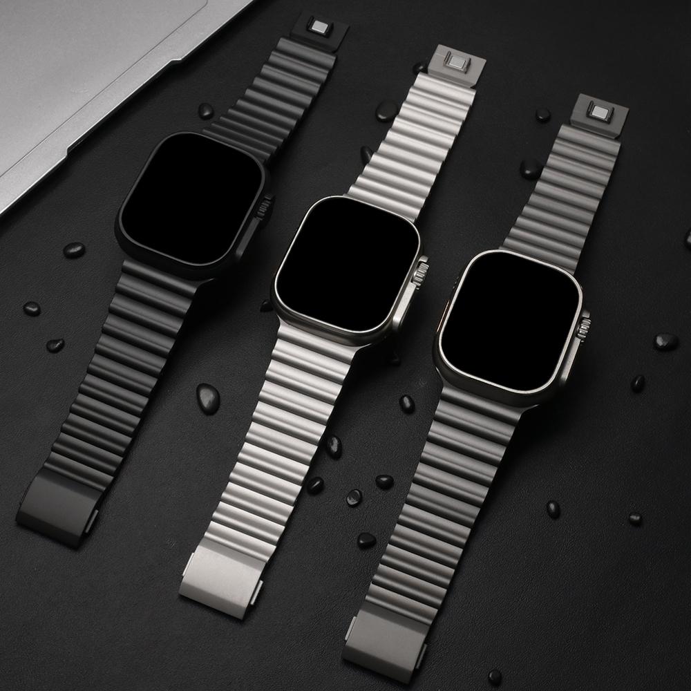 Cinturino in Acciaio Inossidabile per Apple Watch 49mm Ultra 3 2 Cinturino da Polso Uomo Metallo per Iwatch Serie 11 10 46mm 7 8 9 45mm SE3 44mm