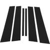 6 Pcs Door Pillar Window Trim for Kia Sportage 2017-2022 Black Front Rear Left Right Anti Scratch Sticker Pillar Posts Door Outer Exterior Cover