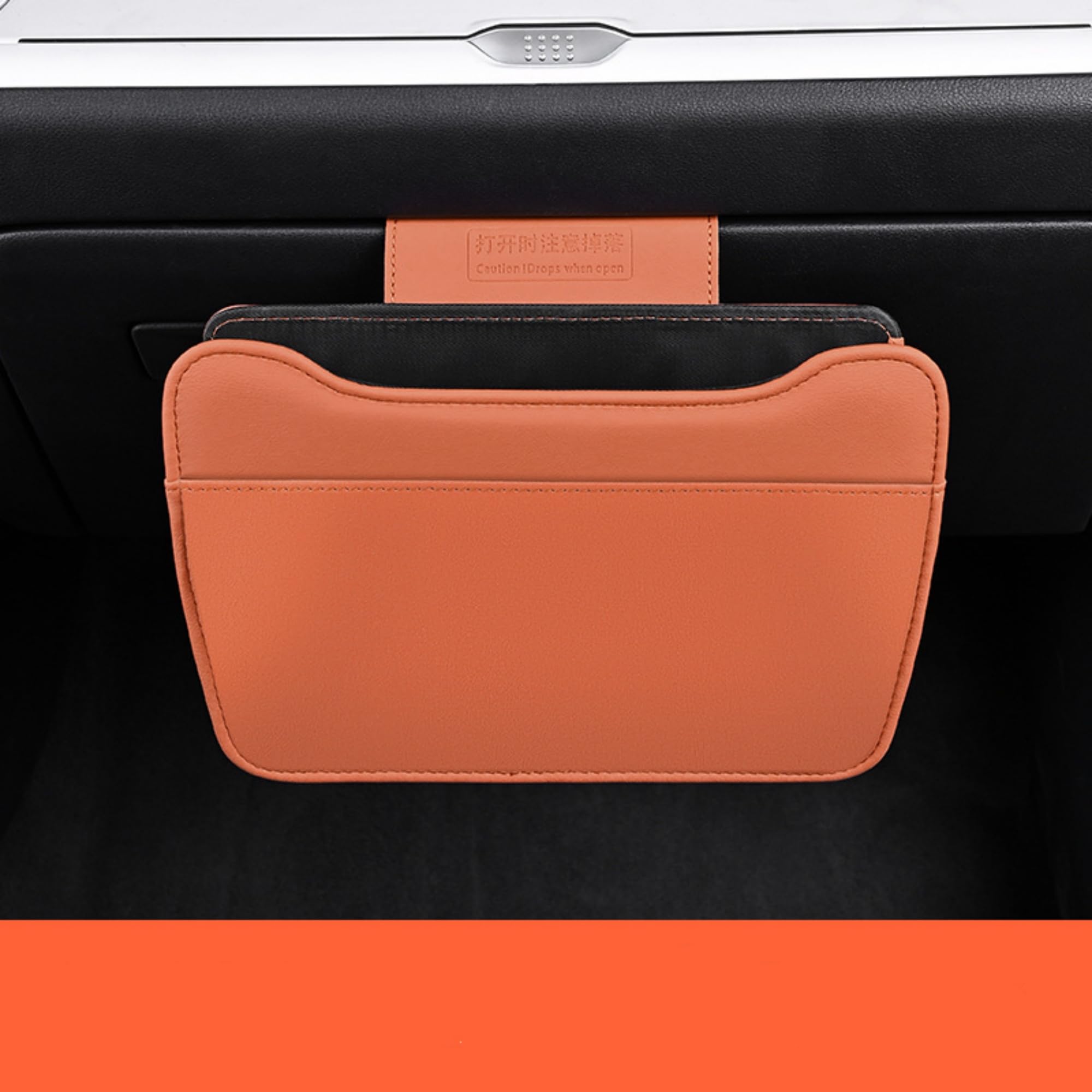 

JEYODA Car Trash Can for Passenger Glove Waterproof and Accessory Door Car Trash for Seatback Back Convenient Car Accessory Glove Box, Leakproof,