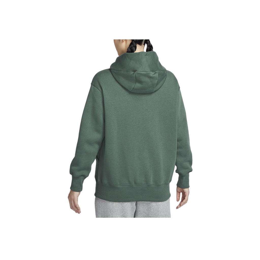 Nike Sportswear Phoenix Fleece Swoosh Solid Color Comfortable Loose Fit Hooded Long Sleeve Sweatshirt Women sweatshirt Vintage-Green DQ5861-338