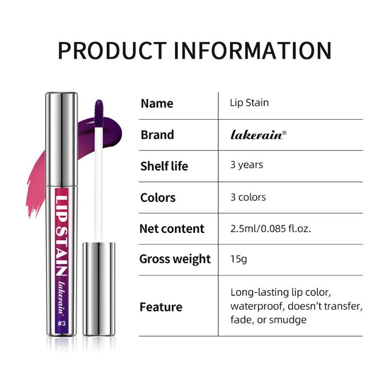 Lucidalabbra Tattoo Peel-Off Tubo Argento Impermeabile Liquido Opaco Tinta Labbra RosaRosato Strappabile Macchia Labbra Non Appiccicoso Asciugatura Rapida Trucco
