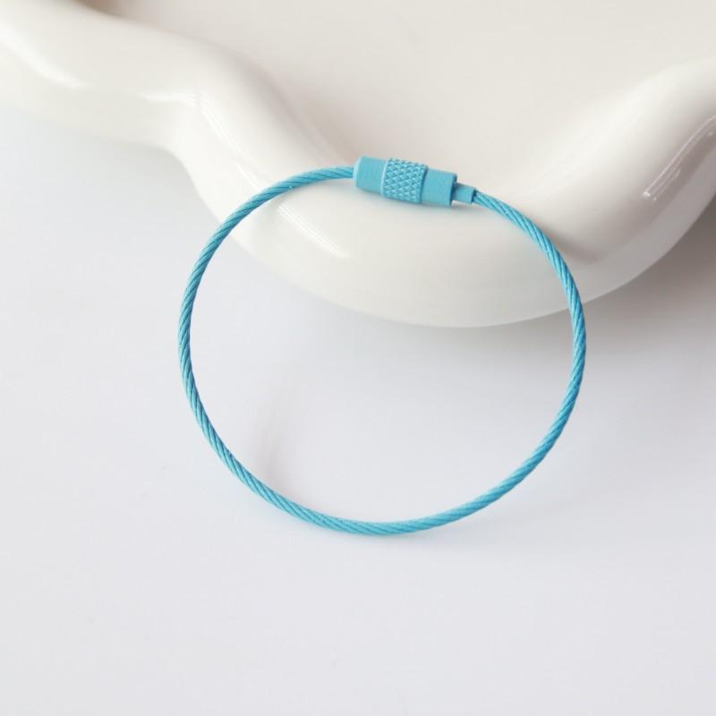 1 stk Fargerik Bagasjelappklemme i Rustfritt Stål Slitesterk og Enkel å Installere Perfekt for Reise og Daglig Bruk