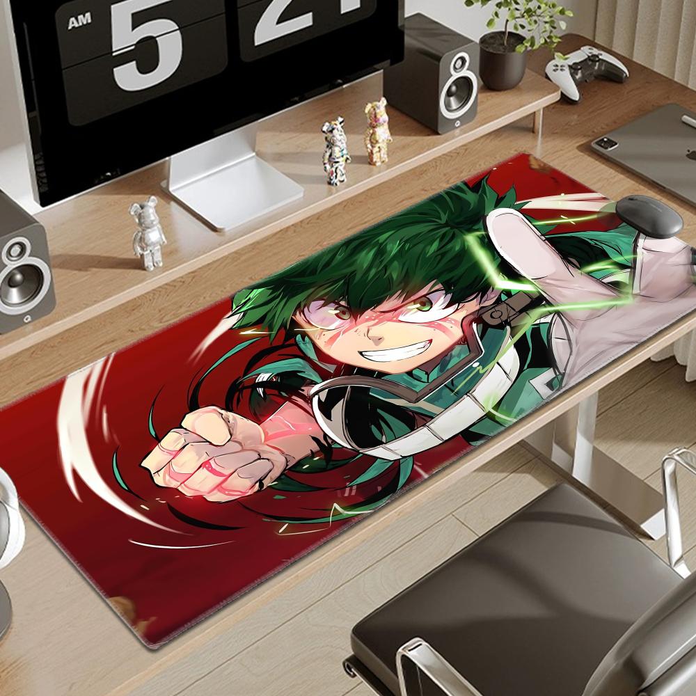 Tappetino Mouse Academia Deku Anime My Hero Gaming XL Nuovo Personalizzato Grande Mousepad XXL Tappetino Mouse Ufficio Antiscivolo Tappeto Mouse Pad