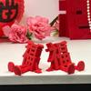 3D Fu & Xi Character Wedding Ornaments - Perfect for Bedroom, Living Room, and New Home Decor