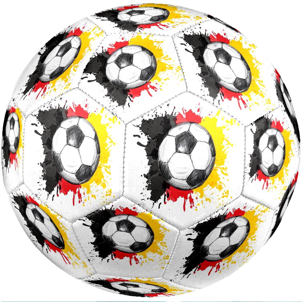 Germany national football team Theme soccer ball Size 5 Soccer Ball Soft Touch Professional Training Football for Outdoor Sports