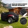 ATV Cover 210D UV Protection Dustproof Protector Waterproof Tractor Cover ATV Tractor Cover Foldable and Easy To Store Portable
