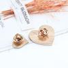 2Pcs/Set Red Heart Shaped Brooches Couple Best Friends Enamel Pins Metal Badges Clothes Backpack Lapel Pin Fashion Jewelry Gifts