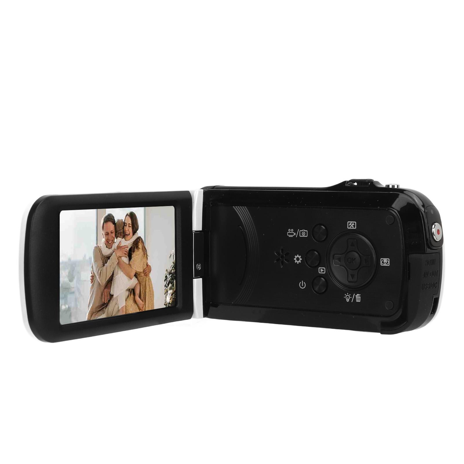 

Цифрова відеокамера 48МП 2.7K HD 18-кратний цифровий зум 3-дюймовий сенсорний екран з поворотом на 180 градусів Інфрачервоний нічний режим