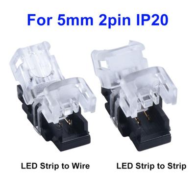 2pin 3pin 4pin 5pin 6pin LED Strips Connector for RGB RGBW RGBWW 3528 5050 LED Strip Light Wire Connection Terminal Splice