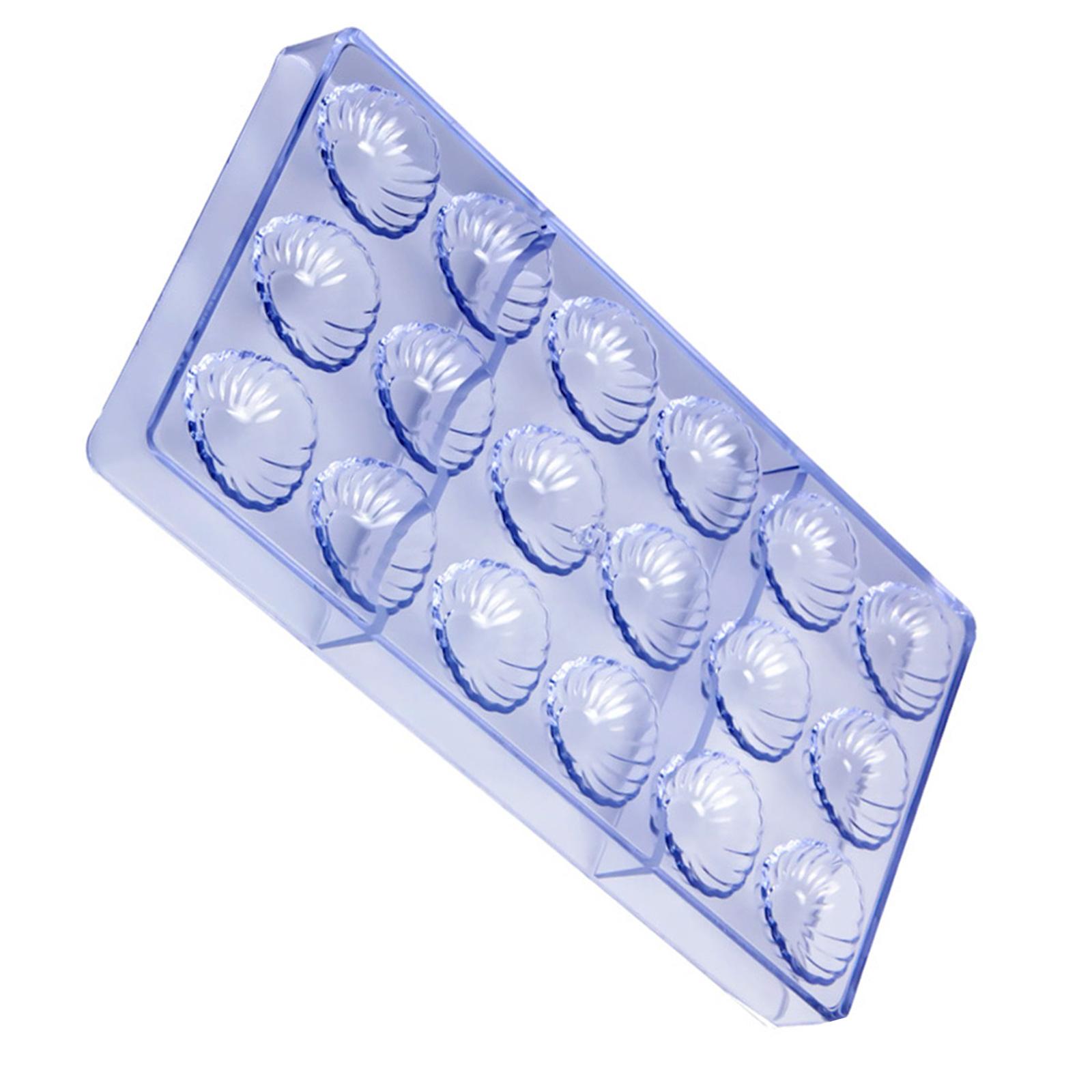 

Форма на 18 ячеек «Ракушки» для домашнего шоколада, пластиковая форма для конфет и выпечки для семейных посиделок и праздников