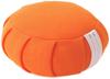 Washable Zen Meditation Cushion for Saunas and Hot Stone Baths, ZAF SAUNA2 Round Series (Orange)