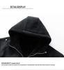 2025 Winter Men's Hooded Cotton Jacket with Faux Rabbit Fur: Thick, Warm, Double-Sided, and Loose-Fit