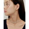 [925Silver]Simple Tennis Necklace